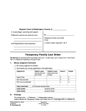 Clerks Action Required 1, 6, 7  Form