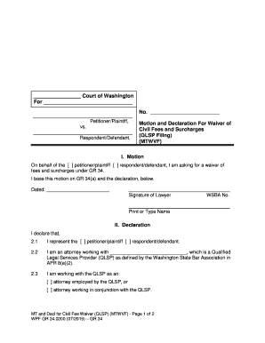 District Court of Washington for Yakima County No  Form