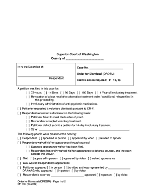 Court of Washington County of Courts Wa Gov  Form