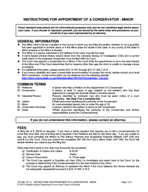 Guardian &amp;amp; Conservator Appointment of Guardian for Minor by Will  Form