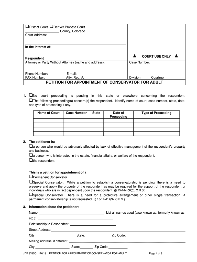 The Following Proceedings Concerns the Respondent  Form