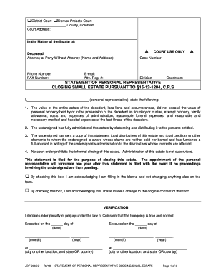 Personal Property Held by or in the Possession of the Decedent as Fiduciary or Trustee, Exempt Property, Family  Form