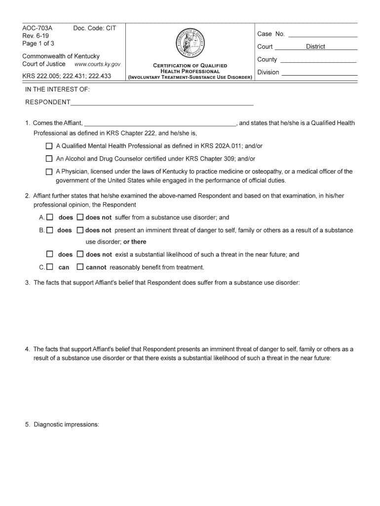 Aoc 703a  Form