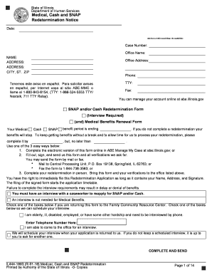 Illinois Department of Human Services IDHS  Form