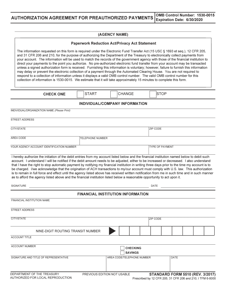  Medicare Form Sf 5510 2017-2024