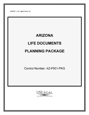 Life Planning Packet  Form