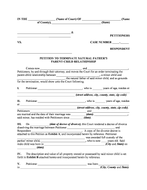 Parental Rights  Form