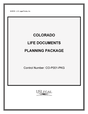 Life Documents Planning  Form