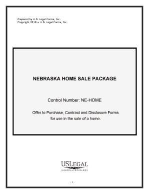 NEBRASKA HOME SALE PACKAGE  Form