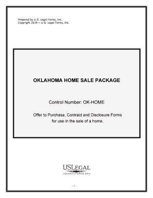 OKLAHOMA HOME SALE PACKAGE  Form