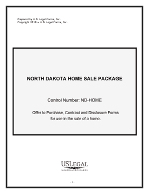 NORTH DAKOTA HOME SALE PACKAGE  Form