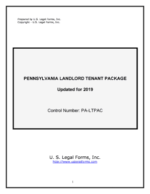 PENNSYLVANIA LANDLORD TENANT PACKAGE  Form