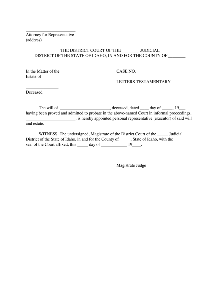 THE DISTRICT COURT OF THE JUDICIAL Fill Out and Sign Printable PDF