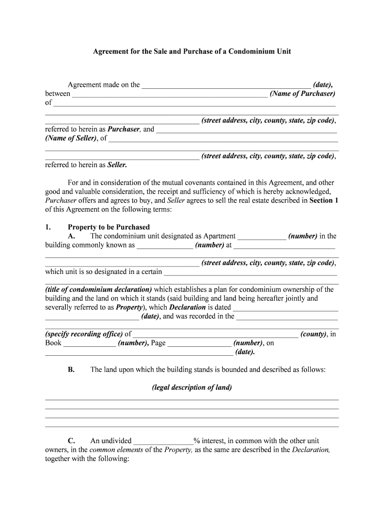 Condominium Form