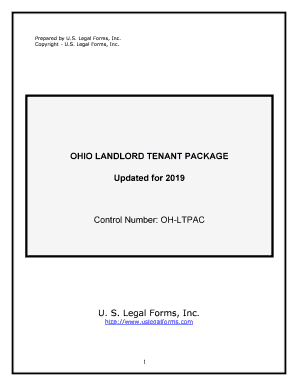 OHIO LANDLORD TENANT PACKAGE  Form