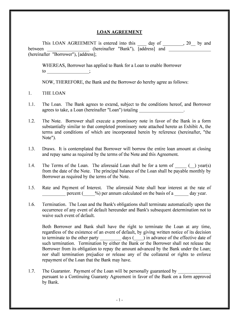 Loan Form PDF