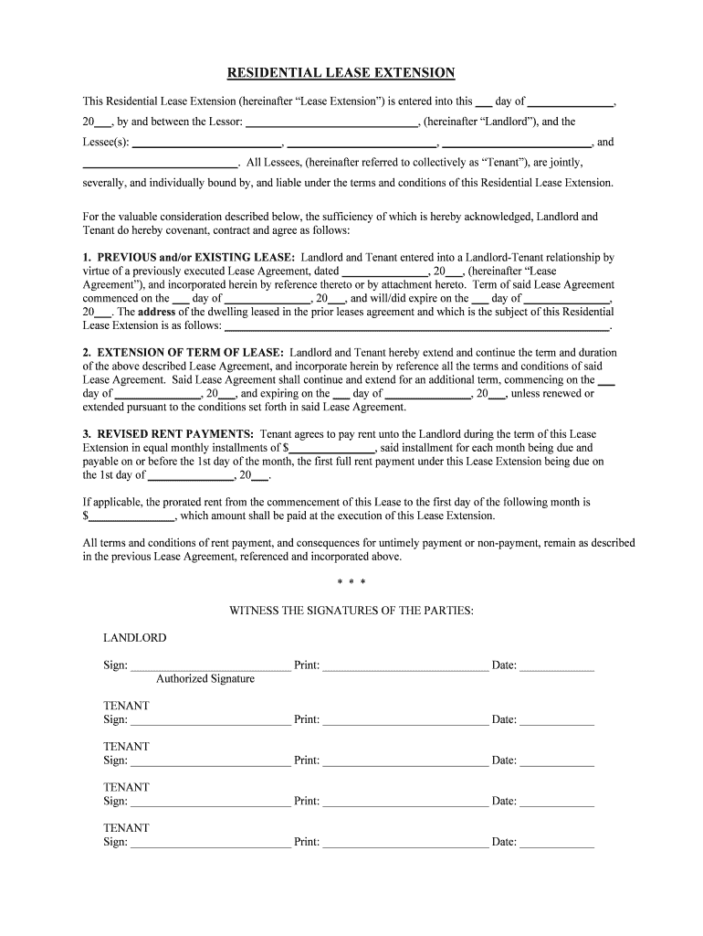 California Lease  Form