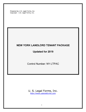 NEW YORK LANDLORD TENANT PACKAGE  Form