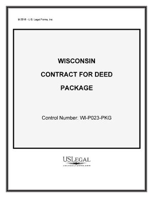 Control Number WI P023 PKG  Form