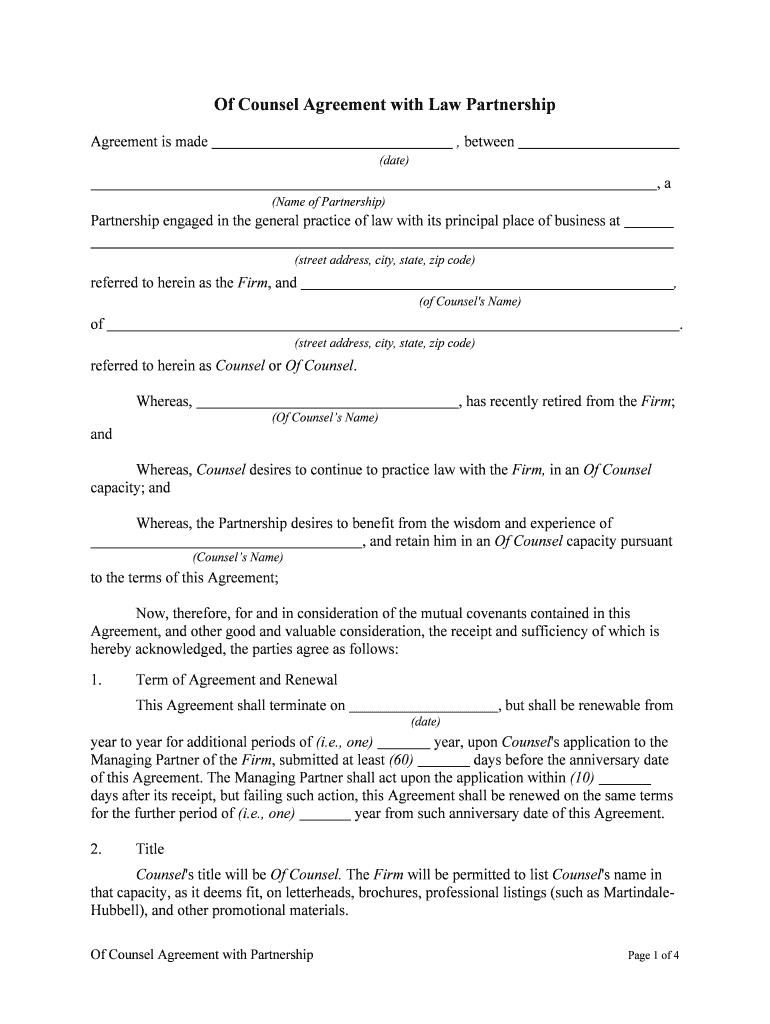 Counsel Law  Form
