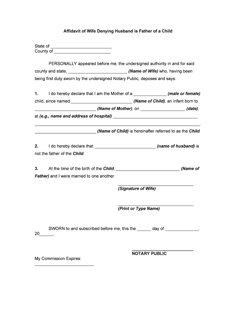 Form Family Law