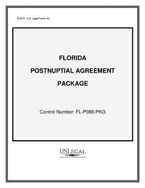 Control Number FL P089 PKG  Form