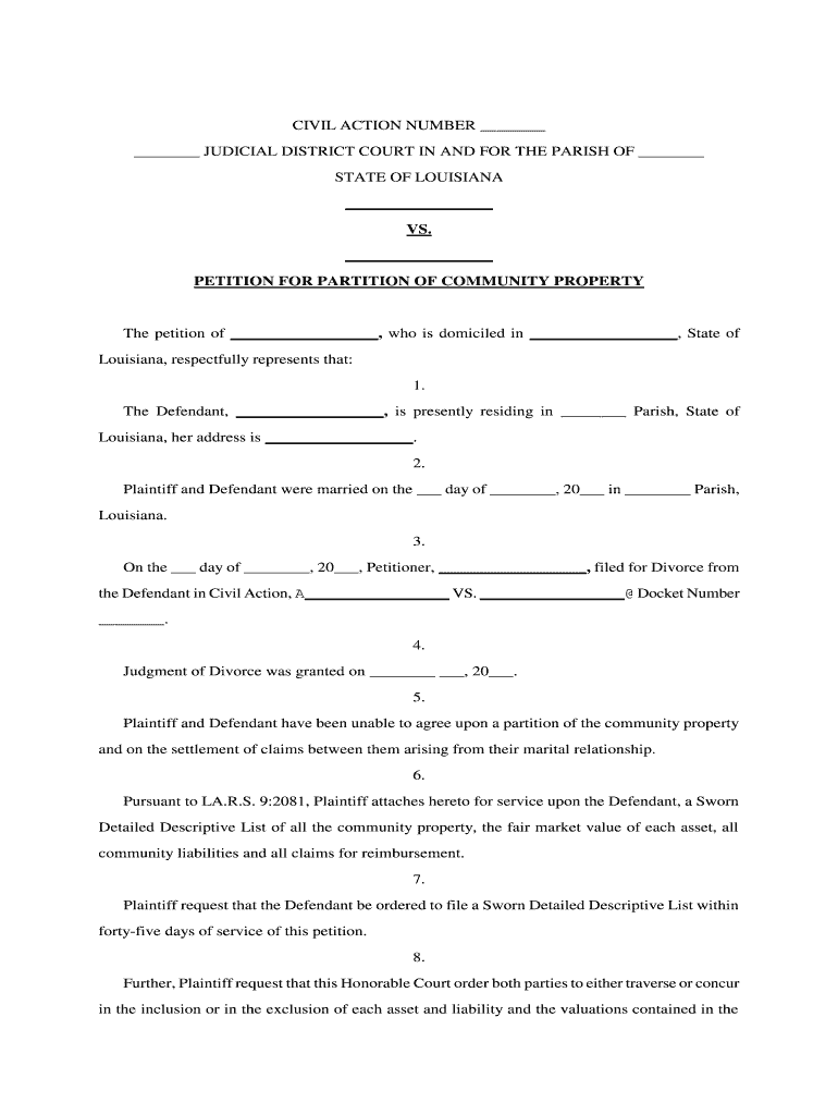 FormsJefferson Parish Clerk of Court