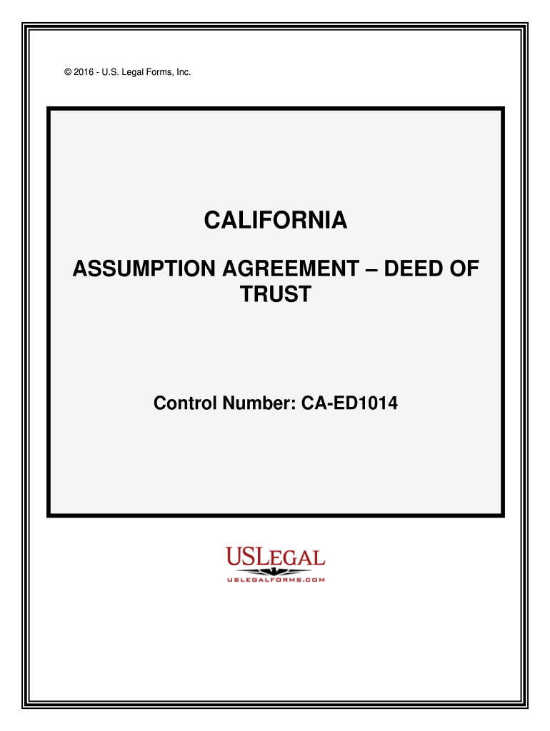 ASSUMPTION AGREEMENT DEED of  Form