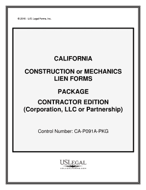 Corporation, LLC or Partnership  Form