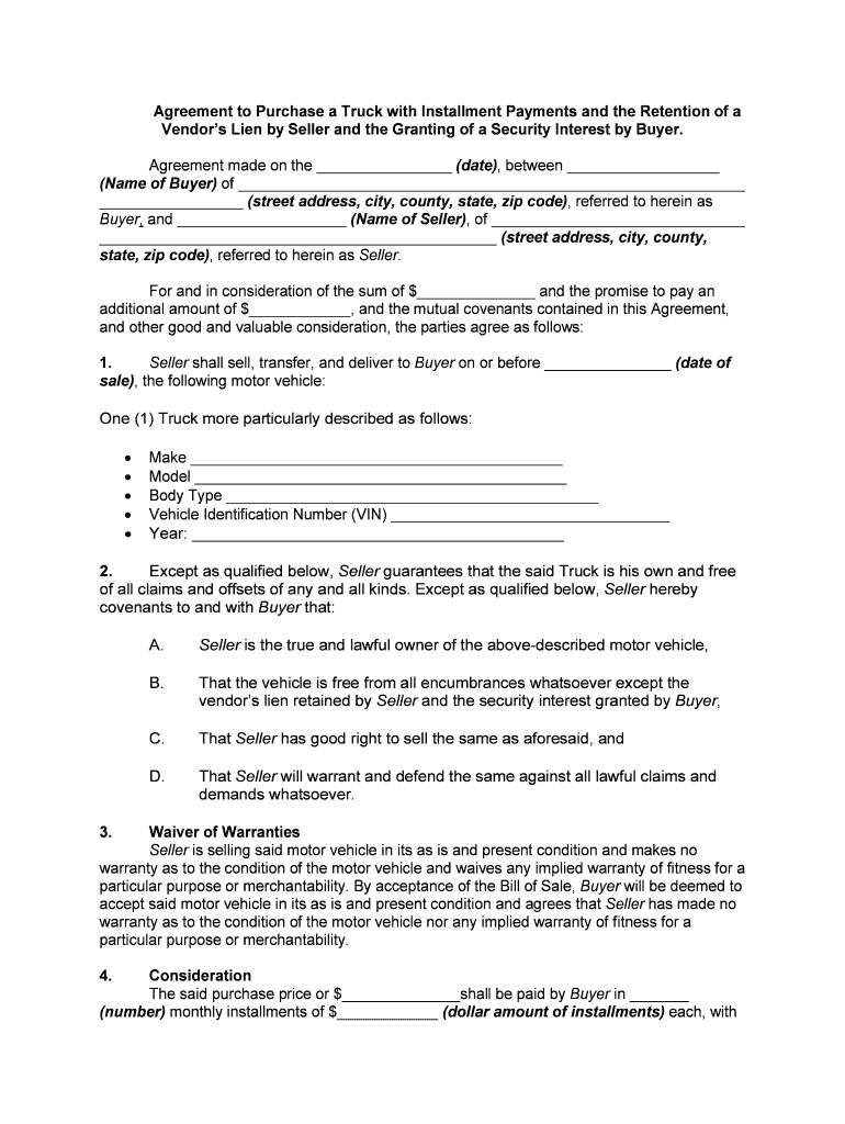 Agreement Made on the Date, between Name of Buyer of Street Address, City, County, State, Zip Code, Referred to Herein as Buyer,  Form