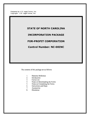 Incorporation Forms and PackagesUS Legal Forms