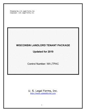 WISCONSIN LANDLORD TENANT PACKAGE  Form