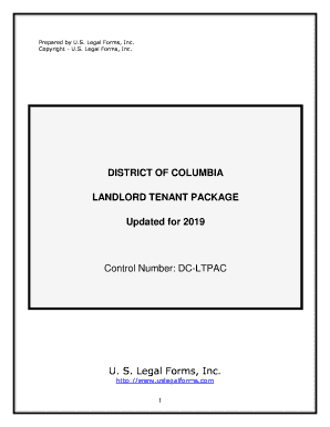 LANDLORD TENANT PACKAGE  Form