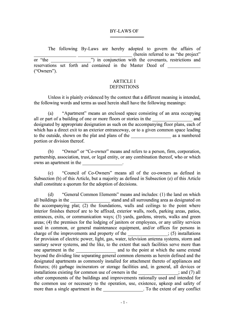 What is the Difference between Bylaws & Covenants?LegalZoom  Form