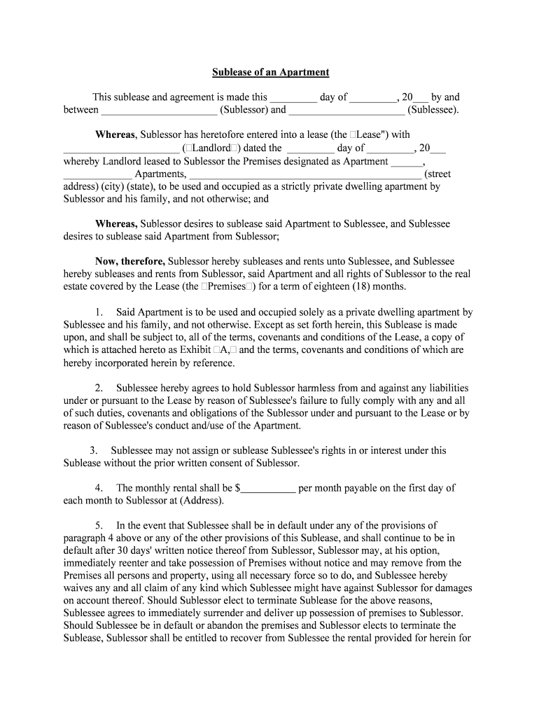 Real Estate Form Template