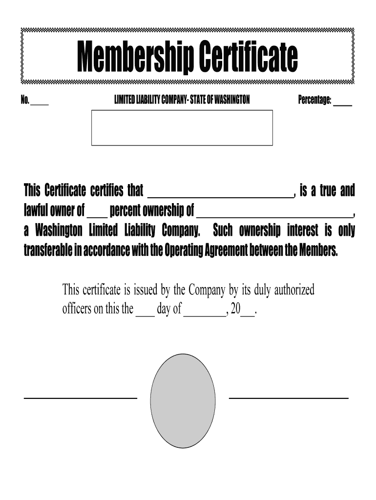 Control Number WA 00LLC  Form