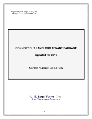 CONNECTICUT LANDLORD TENANT PACKAGE  Form