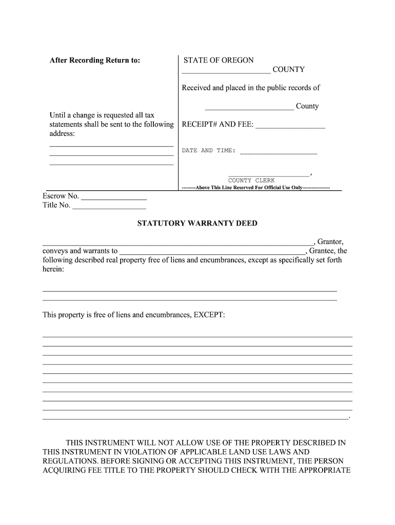 Tax, Property, Marriage and Military Discharge RecordsMultnomah  Form