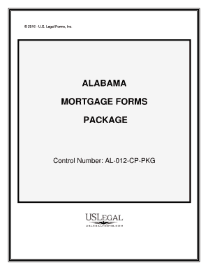Alabama Mortgage FormsUS Legal Forms