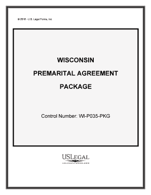 Control Number WI P035 PKG  Form