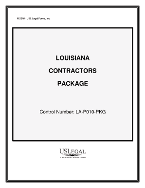 Contractor Forms LSLBC Louisiana State Licensing Board for