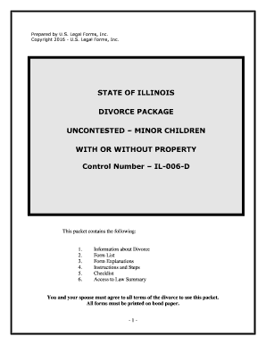 UNCONTESTED MINOR CHILDREN  Form
