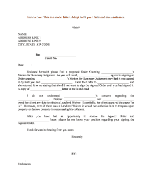 Enclosed Herewith Please Find a Proposed Order Granting 's  Form