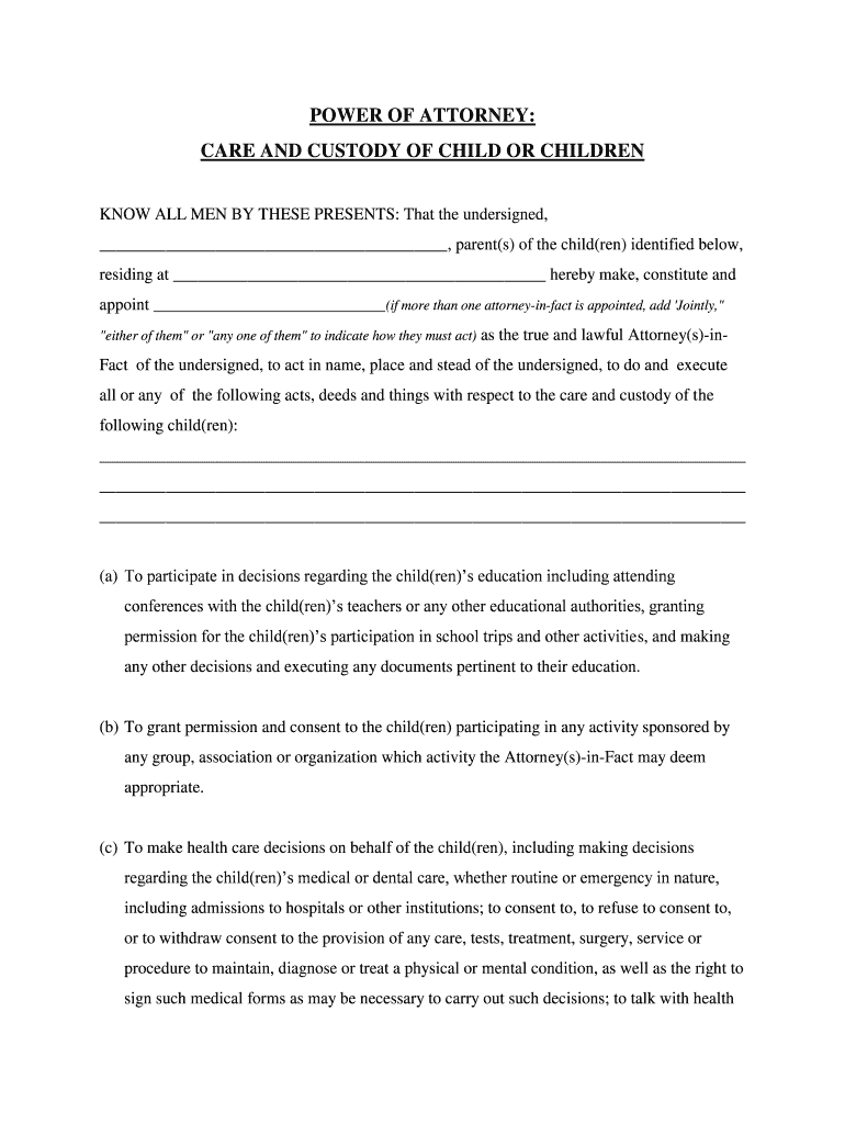 Md Custody File  Form