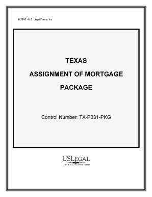 Texas Mortgage Form