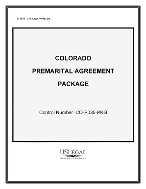 Colorado Premarital  Form