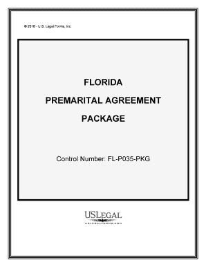 Fill and Sign the Florida Premarital Form