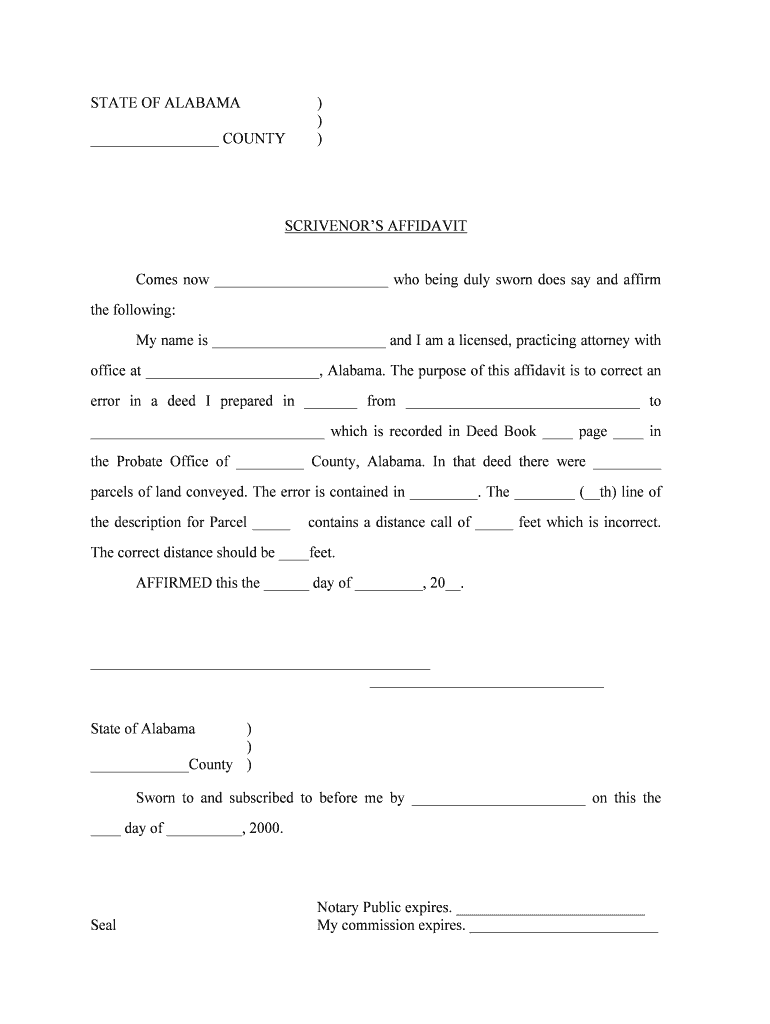 STATE of ALABAMA MA  Form