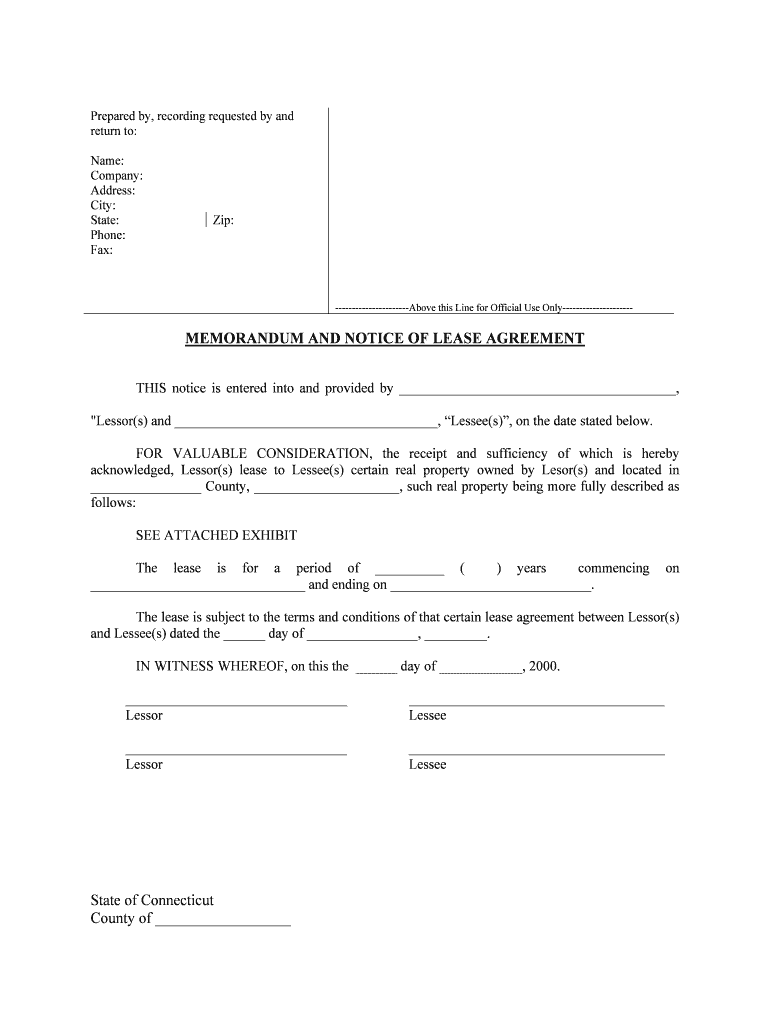 Ct Notice Make  Form