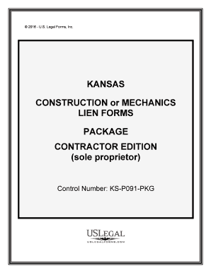 Kansas Mechanics  Form